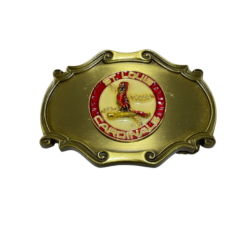St Louis Cardinals Vintage Belt‎ Buckle 1978 RainTree 3.5 x 2.5